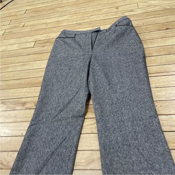 ANN TAYLOR Stretch Gray Wool Tweed Dress Pants Womens 6 Pro Office Career VTG 6 - Picture 7 of 16